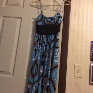 Beautiful blue strap dress
